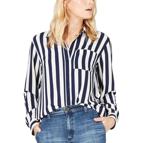 michael kors button up shirts|Michael Kors shirt striped.